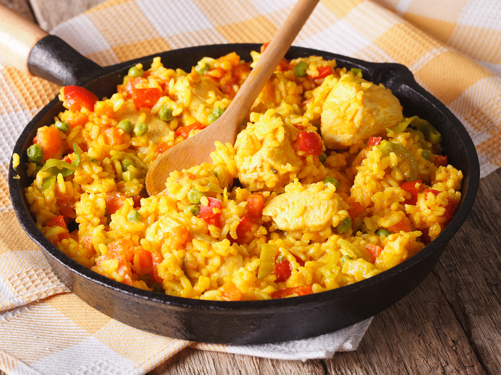 Paella mit Huhn
